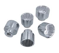 Set metrico prese poco profonde per azionamento 3/4" 55 mm - 70 mm 5 pz 12 la...