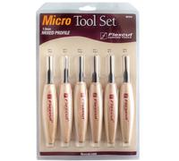Set Micro Sgorbie intaglio scultura legno 1.5mm Flexcut MT910 INTAGLIO LEGNO