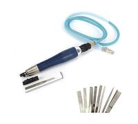 Set micro smerigliatrice pneumatica - Lucidatrice e portatile con chiave (set da 10 pezzi)(B Set)