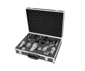 Set Microfoni per Batteria OMNITRONIC MIC 77-7LMH - Completo di 7 Pezzi per Palc
