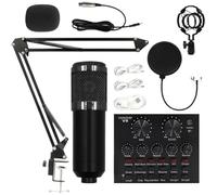 Set microfono a condensatore - Kit professionale per live streaming, attrezzatura di registrazione da studio, audio Plug and Play | Content Creator Podcast Voice Over Music Recording Broadcast