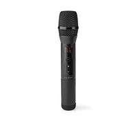 Nedis Sistema microfono UHF MPWL200BK – 20 canali, 1 microfono cardioide, USB, Nero