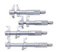 Set micrometro, 4 pezzi all'interno del micrometro 5-30 mm/25-50 mm/50-75 mm/75-100 mm 0,01 Micrometri metrici di misurazione micrometri per fai da te/casa