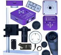 Set Microscopio Digitale PRO - Cam 51MP USB/HDMI per Lab |100x|56LED