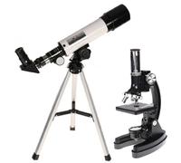 Set microscopio e telescope per principianti Byomic con custodia