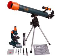 Levenhuk LabZZ MT2 Kit Ottico Didattico Duo Combo da Microscopio e Telescopio con Accessori, per Bambini Curiosi, per Scolarizzazione Domestica e Hobby