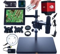 Set Microscopio MCEP-0.5X - Schermo 8" | 7-45x C-Mount | Elettronica