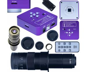 Set Microscopio Puppis Pink PRO 51MP - HDMI/USB 4K | 180x | Elettronica