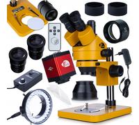 Set microscopio trinoculare 7-45x HDMI/VGA