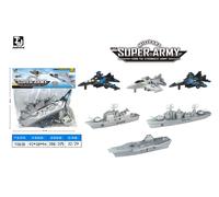 Set militare di navi e aerei