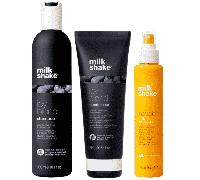 Set Milk Shake: Icy Blond, Shampoo per capelli, 300 ml + Icy Blond, Balsamo per capelli, 250 ml + Incredible, Trattamento con olio per capelli,