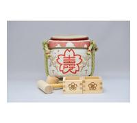 Set Mini Kagami Biraki: Sakuramori per cerimonia Kagami-biraki IMPORTAZIONE G...