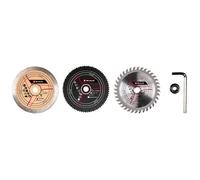 kwb by Einhell Set di 3 lame per sega circolare a mano (Ø 89 mm, HSS, HM e diamantate, adatte per mini sega circolare a mano TC-CS 860/1)