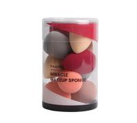 Set mini spugnette for trucco da 10 pezzi, spugnetta for fondotinta in spugna non in lattice for uso asciutto e bagnato, spugnetta for trucco, strumento for cosmetici di bellezza, ideale for cipria, c