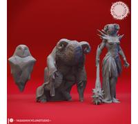 Set Miniatura Dea Invernale Frostmaiden Per TTRPG Come D&D 5E Pathfinder DSA