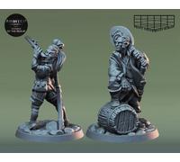 Set Miniature Barde Personaggio Eroe Per TTRPG Come D&D 5E Pathfinder
