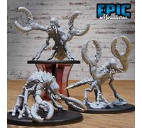 Set Miniature Chuul Anfibio Aberrazione Figura Per TTRPG Come D&D 5E Pathfinder