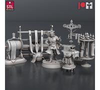 Set Miniature Di Stoffe Della Fabbrica Grottenschrat Per TTRPG Come D&D 5E