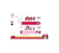 Set Minnie Disney Berretto+Guanti+Sciarpa Nuovo Unità - Rosa