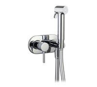 SET MISCELATORE A INCASSO TONDO CON SHUT-OFF E SUPP LATERALE Cromo