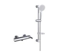 Set miscelatore esterno doccia completo di asta saliscendi Damast 17753