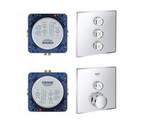 set miscelatore termostatico Grohe Grohtherm SmartControl per doccia a 4 vie - CUBE404