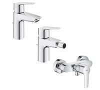 SET MISCELATORI GROHE START LAVABO BIDET E DOCCIA ESTERNO CROMATO