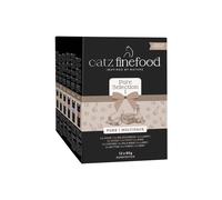 Set misto catz finefood Pure in busta - Mix 1: (12 x 85 g) 2xPollo, 2xCinghiale, 2xAgnello, 2xPecora, 2xTacchino, 2xManzo