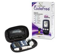 Set misuratore di glicemia CodeFree con strisce reattive, set per diab
