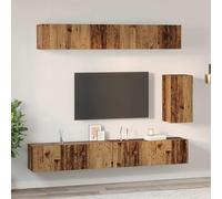 Set mobile TV 6 pcs Legno vecchio Standard MediaMobili TV moderniSet porta TV
