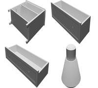 Set Mobiletto Armadio per Bambole LOL Surprise Casa Bambole Stampato 3D