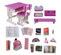 Set Mobili Casa delle Bambole, Zona, color to 1 | Righello e goniometro, Giocattolo di Plastica, Divertimento quotidiano, Per costruttori in