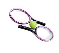 Set Modelli Racchetta Da Tennis in Miniatura in Plastica Per Accessori Per La Casa Delle Bambole Attrezzatura Sportiva Per Bambini Giocattolo Artigianale Da Collezione Gioco Creativo Decorazione