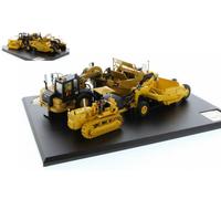 SET MODELLINO MEZZI CANTIERE DIECAST CAT 621K NO.70 SCAPERS W/D7 RUSPA 1/50