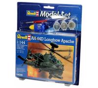 Set modello elicottero d'attacco AH-64D Longbow Apache 1:144