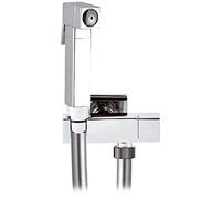 SET MODELLO SQ IN OTTONE IDROSCOPINO + FLESSIBILE + SUPPORTO LUX Cromato