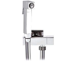 SET MODELLO SQ IN OTTONE IDROSCOPINO + FLESSIBILE + SUPPORTO LUX Cromato