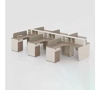 Set moderno da scrivania e sedia ufficio direzionale, professionale minimalista for computer con comoda ergonomica combinata, elegante tavolo scrittura