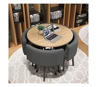 Set moderno rosso rotondo tavolo e sedia da conferenza elegante mobili per sala riunioni per ufficio casa e collaborazioniDesign ergonomico per comfort e produttività