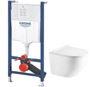 Set modulo di installazione Grohe Solido 38971000, vaso WC con copriwater a discesa lenta Hagser Beno HGR10000042