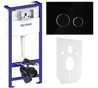 Set modulo di installazione Oltens Triberg 50001000, placca di comando Oltens Lule 57201300, 49301000