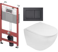 Set modulo di installazione Tece Base 9400407, vaso WC Oltens Hamnes 42013000, 9240407, 45109000