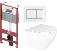 Set modulo di installazione Tece Base 9400407, vaso WC Oltens Hamnes 42519000, 45111000, 9.240.400