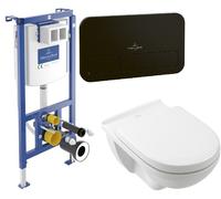 Set modulo di installazione Villeroy & Boch ViConnect 92242700, combi-pack set con copriwater Villeroy & Boch O.Novo 5660H101, 922490AN