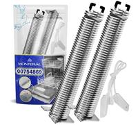 Set Molla in Nero e Corda per Porta Lavastoviglie con Codice Originale 00754869 754869 per Bosch per Siemens - Garanzia di 10 Anni - MONTERAL