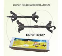 SET MOLLE COMPRESSORI PER SMONTAGGIO AMMORTIZZATORI TUTTE LE AUTO MISURA 370 mm