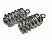 Set molle gancio sella Solo cromato per Norton Bsa Ariel