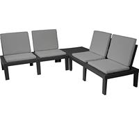set giardino modulare molok col antracite
