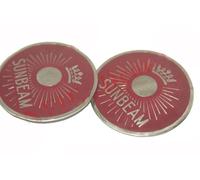 Set monogramma distintivo serbatoio benzina rosso compatibile con moto Sunbea...