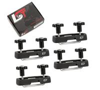 Set Montaggio Staffa a U per HONDA Dachbox Fissaggio Larghezza 60 mm, Nero